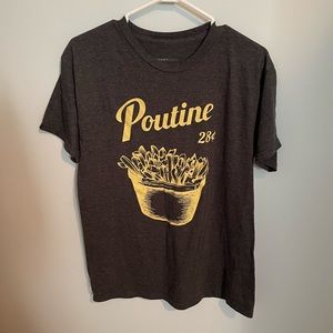 NWOT Super Fun & Soft Poutine T-shirt - M